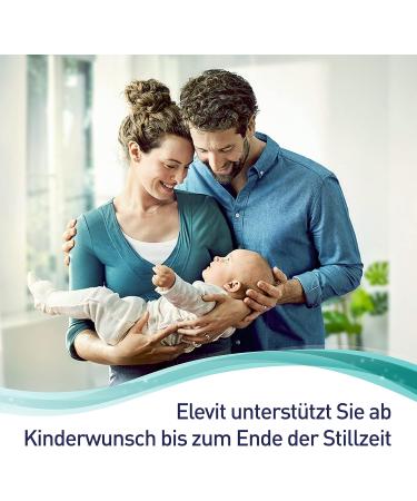 Elevit 3 Dietary Supplements - Omega-3 Vitamins & Minerals for Breastfeeding Moms - 30 Capsules - Buy Online on GoSupps.com