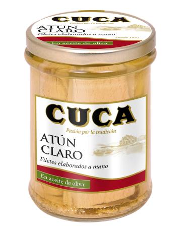 Cuca "White Tuna (Bonito Del Norte) Fillets in Olive Oil 8 Oz (Glass)
