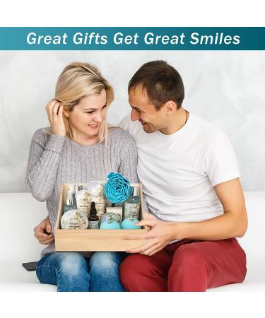 Luxury Bath Spa Gift Set with Jasmine & Lavender - 15 Piece Spa Kit for Relaxation and Pampering - Buy Online on GoSupps.com