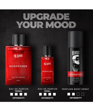Beardoo Godfather Perfume for Men 100ml | Aromatic Spicy Perfume for Men Long Lasting Perfume for Date night fragrance | Body Spray for Men | Gift For Brother | Gift For Friends - Buy Online on GoSupps.com