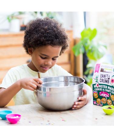 Craft & Crumb Monster Mash Bake & Craft Kit - DIY Baking Gift Set- With Cookie Mix - Biscuit Decorating Kit - Arts and Craft Activity for Kids - Age 3 + - Buy Online on GoSupps.com