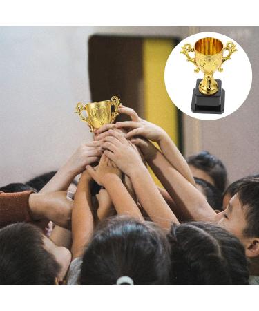 Gold Plastic Soccer Trophy Cup for Kids - Ideal for Sports Tournaments, Parties, and Awards - Buy Online on GoSupps.com