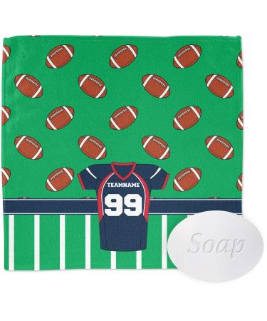 YouCustomizeIt Personalized Football Jersey Washcloth
