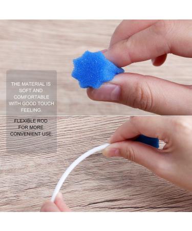 100pcs SUPVOX Disposable Tooth Cleaning Sponge Swabs | Mouth Care & Dental Hygiene Sponge Sticks - Buy Online on GoSupps.com