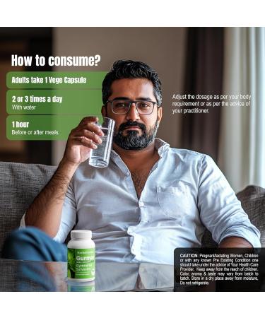 Herbsforever Gurmar Capsules | Gymnema Sylvestre Extract 7:1 | 90 Vegan Capsules | Ayurvedic Herbal Supplement | Supports Healthy Sugar Metabolism & Wellness 90 Count (Pack of 1) - Buy Online on GoSupps.com