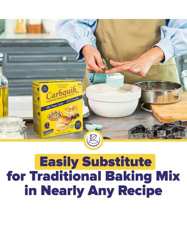 Carbquik Baking Mix & Double Chocolate Mug Cake Bundle - Keto & Low Carb Foods - Pancake, Biscuit, Pizza Mix - Chocolate Dessert - Nut-Free - 3lb Baking Mix + 6-Pack Mug Cakes - Buy Online on GoSupps.com