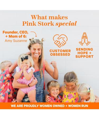Pink Stork Total Lactation: Breast Feeding Essentials Lactation Supplements for Increased Breast Milk Women-Owned 60 Capsules - Buy Online on GoSupps.com