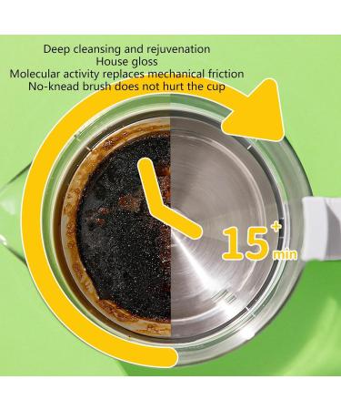 Tea Marker Cleaner Citric Acid Tea Marker Cleaning Stain Remover - 280G Cleaner with Natural Plant Extract for Coffee Pot and Tea Pot - Buy Online on GoSupps.com