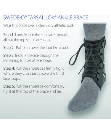 Buy Swede-O Tarsal Lok Ankle Brace | XLarge X-Large | Best International Shipping - Buy Online on GoSupps.com