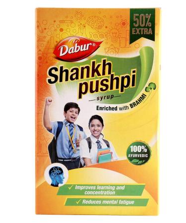 Dabur Shankhpushpi Syrup - (450 Ml+225ml free) - Buy Online on GoSupps.com