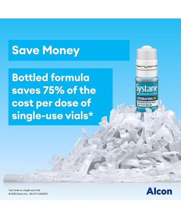 Systane Hydration Preservative-Free Eye Drops Twin Pack - 2x10ml | Dry Eye Relief - Buy Online on GoSupps.com