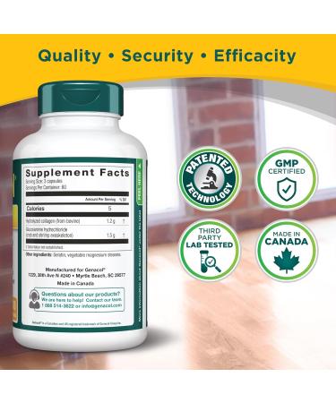 Genacol Plus Glucosamine and Collagen Joint Supplement Lubricates Protects and Maintains Heathy Joints Relieves Joint Discomfort Plus 180 Capsules (60-Day Supply) 180 Count (Pack of 1) - Buy Online on GoSupps.com