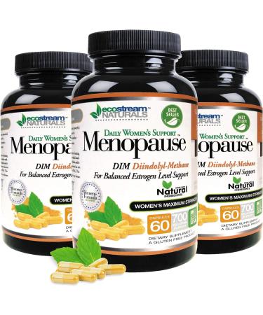 Menopause Support Supplement with 750mg Strength, DIM Diindolylmethane & BioPerine for Hormone Balance and Estrogen Regulation - Buy Online on GoSupps.com