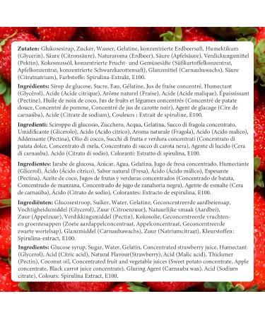 Amos Fruit Gummy Strawberry Burst 4D Strawberry Gummy Candies with Filled Hearts Natural Flavor Fruity Treats 65g Bag (Pack of 3) - Buy Online on GoSupps.com