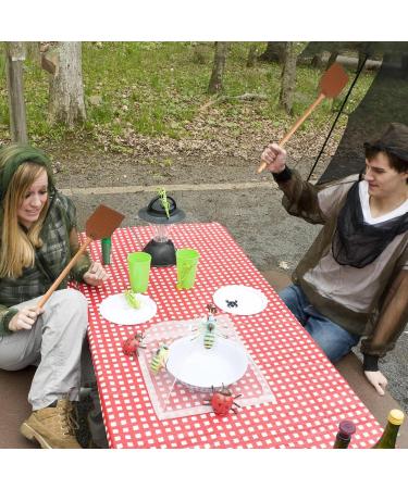 Room Fly Swatter - Space-Saving Woodworking Leather Fly Swatting Tool | Portable Wasp Flyswatter for Indoor Outdoor Living Room Gyouza - Buy Online on GoSupps.com