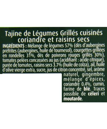 Cassegrain Grilled Vegetable Tajine - 375g box - Buy Online on GoSupps.com