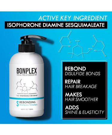 Rebonding Shampoo for All Hair Types | Repairs Damaged Dry Colored & Chemically-Treated Hair | Safe for Hard Water | 16.9 oz - Buy Online on GoSupps.com