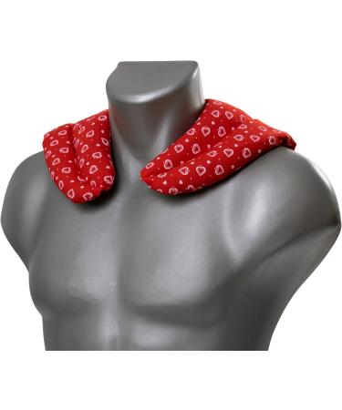 Shop Grape Seed Neck Pillow - Chambers Hearts Red | Heat Pad for Neck & Relaxation - Buy Online on GoSupps.com