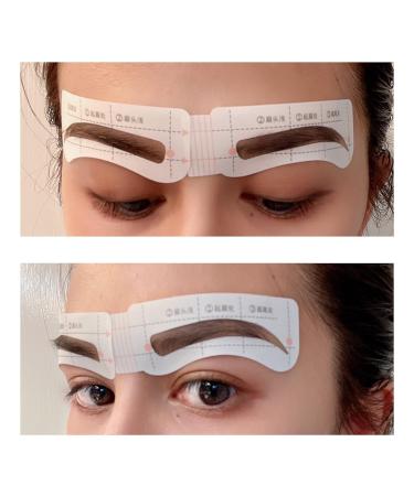 12 Style/Shape Self-Adhesive Eyebrows Stencil - 26 Pcs. Per Pad for Perfect Eyebrow Shaping - Buy Online on GoSupps.com