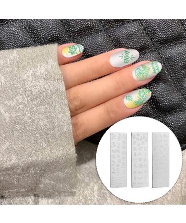 Frcolor 3-Piece Easter Nail Art Stamp Plate - DIY Rabbit & Egg Designs for Manicure Salon - Buy Online on GoSupps.com