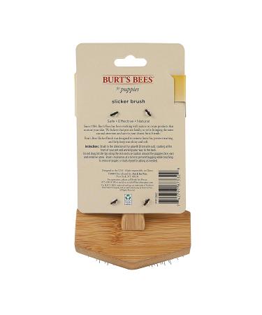 Burt's Bees Slicker Brush for Puppies - Gentle Grooming Tool | 1 Count - Buy Online on GoSupps.com