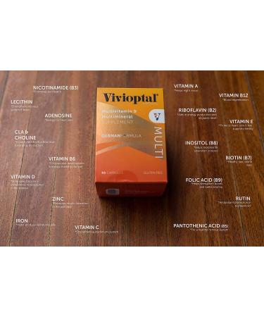 Vivioptal Multi 90 Softgels - Multivitamin Multimineral Supplement with Lipotropic Substances and Trace Elements - Buy Online on GoSupps.com