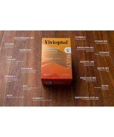 Vivioptal Multi 1 Year Supply - Multivitamin & Multimineral with Lipotropic Substances and Trace Elements - Buy Online on GoSupps.com