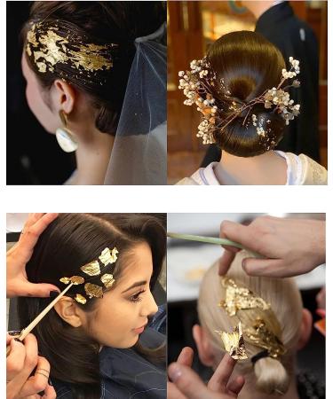 DECONICER 12 Colors Imitation Gold Leaf Sheets - 600 Pieces for Arts & Crafts - Gilding, Furniture, Paintings - Multi-Color Foil Papers & Tools (3.15x3.35 inches) - Buy Online on GoSupps.com