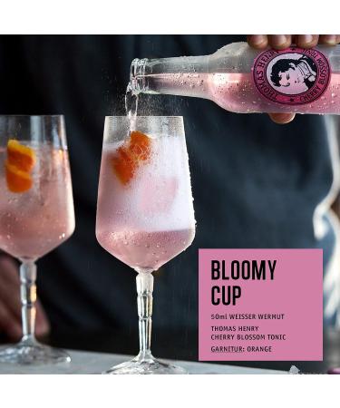 Buy Thomas Henry Cherry Blossom Tonic Water - Fruity Bitter (6 x 0.2L Glass Bottles) for Cocktails & Long Drinks - International Shipping - Buy Online on GoSupps.com