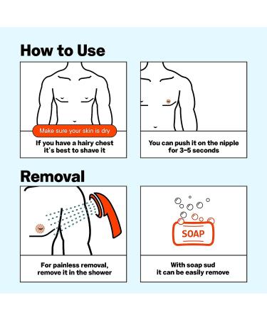 LIVING JIN Nipple Protector Value Pack - 50 Pairs for Runners | Anti-Chafing Nipple Covers and Adhesive Bandages - Buy Online on GoSupps.com