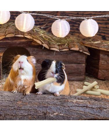 Niteangel Natural Timothy Hay Sticks Timothy Molar Rod for Rabbits Chinchillas Guinea Pigs and other small animals (soft bamboo) - Buy Online on GoSupps.com