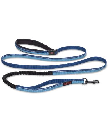 HALTI Active Lead Size Large Blue Award-Winning Bungee Dog Lead Shock-Absorbing Anti-Pull Dog Leash All-in-One Neoprene Padded Belt & Lead Perfect for Running & Training with Medium & Large Dogs Blue Large