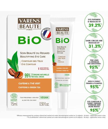 VARENS BEAUTE Eye Contour - Vegan & Cruelty-Free - For All Skin Types - 1.35 Fl Oz - Buy Online on GoSupps.com