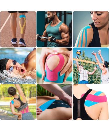 Superbe Kinesio Tape - 3 Rollers for Athletics Pain Relief & Recovery | 5cm x 5m Beige Physio Tape - International Shipping Available - Buy Online on GoSupps.com