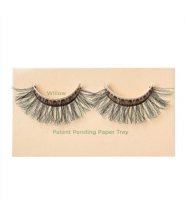 Sister Nature Willow False Eyelashes - 100% Natural Hair, Wispy & Fluffy, Reusable - KISS Lashes - Buy Online on GoSupps.com