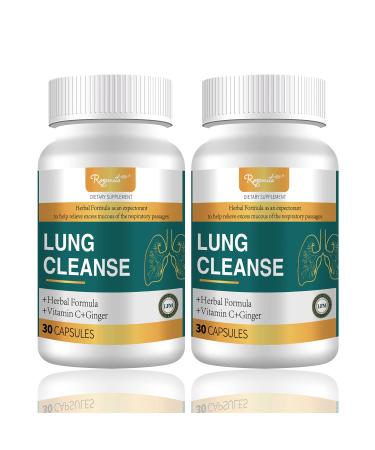 WhaazzPop Royavita Lung Cleanse is an Effective Agent to The People at Risk or Challenged by Viral Infection Smoking COPD Asthma Pollution - 7 Natural Ingredients - Non-GMO - Made in USA (2)