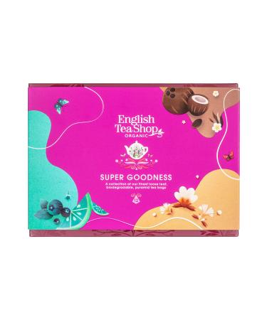 English Tea Shop Organic Super Goodness Collection - 12 Loose Leaf Pyramid Tea Bags - Buy Online on GoSupps.com