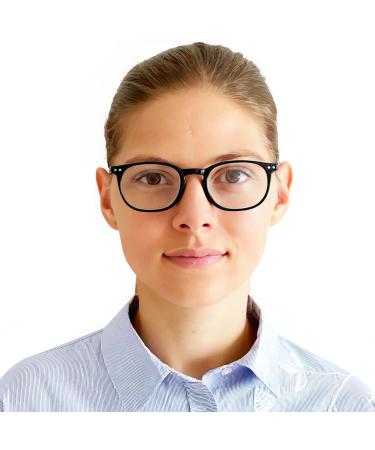 Buy Mini Glasses Nerd Pin Anti Blue Light Reading Glasses - Free Case Spring Hinge 2.5 Diopters for Women - Buy Online on GoSupps.com