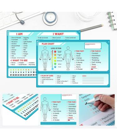 6 Pcs Colorful Picture Symbol Communication Cards for Nonverbal Patients - Communication Board for Kids and Adults - Buy Online on GoSupps.com