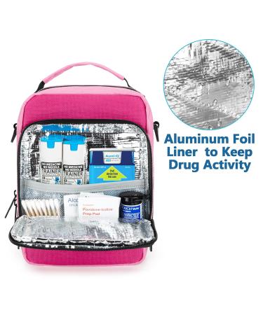 CURMIO Insulated EpiPen Carrying Case for Kids - Pink (Bag Only) | Patented Design - Buy Online on GoSupps.com