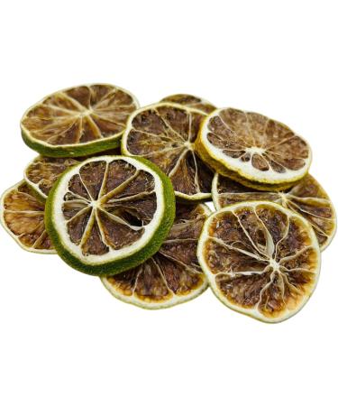  AgoraMarket Premium Dried Lime Slices 25g - 1.95kg - 100% Natural Edible Citrus Garnish for Cocktails Teas & Pastry - Citrus aurantiifolia (85g) - Buy Online on GoSupps.com