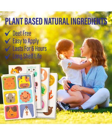Natural Heals Mosquito Patch Stickers for Kids (72 pcs) | Plant-Based, DEET-Free, Citronella Essential Oil Patches for Toddlers & Children - Buy Online on GoSupps.com