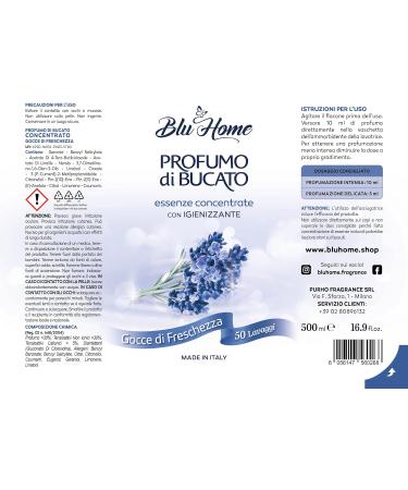 BLU HOME Lavender Laundry Perfume Concentrate 500ml - Refreshing Scent for Fresh Laundry | Ships Internationally - Buy Online on GoSupps.com