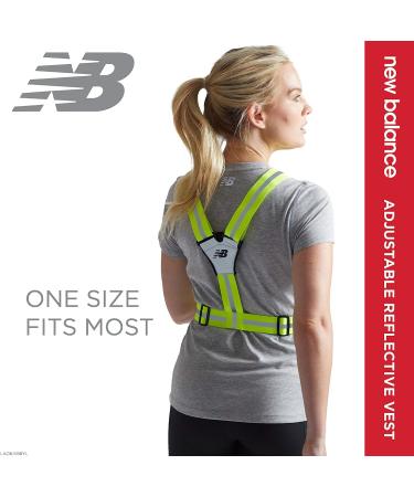 New Balance Reflective Vest - Nighttime Safety Gear for Running, Cycling, and Walking - Men's and Women's Reflective Running Vest - Buy Online on GoSupps.com