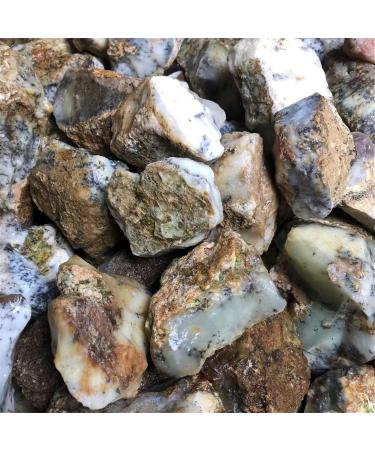 Natural Crystal Rough 100g Natural Flower Grass Opal Specimens Home Decoration Stone Opal Natural Stone Raw Random size Random Color - Buy Online on GoSupps.com