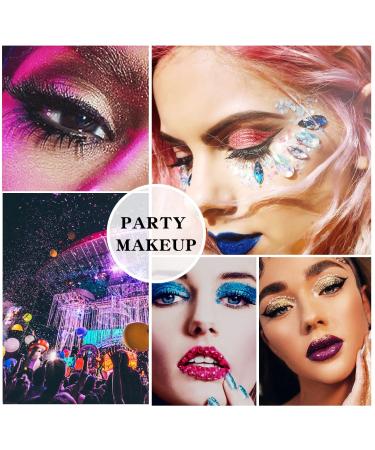 VOLLUCK Glitter Eyeliner Liquid Set - 10 Metallic Colors | Long Lasting, Waterproof, Sparkling Eye Makeup for Party & Festival - Buy Online on GoSupps.com