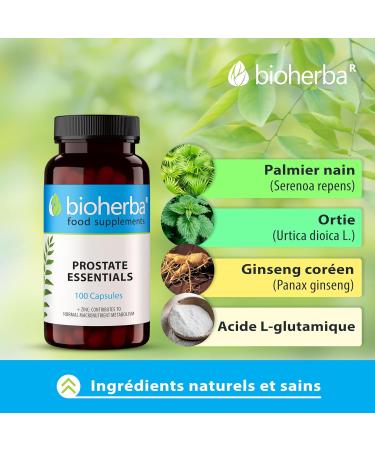 Saw Palmetto Complexe Avanc | Soutien Prostate et Confort Urinaire pour Homme | 100 G lules Naturelles par BIOHERBA 100 Pi ces - Buy Online on GoSupps.com