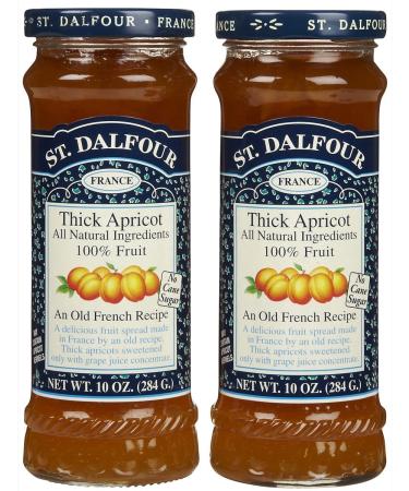 St. Dalfour Apricot Conserves 10 oz 2 pk Apricot 10 Ounce (Pack of 2) - Buy Online on GoSupps.com