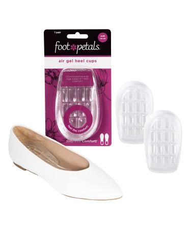 Foot Petals Heel Cups  Prevent Cracked Heels  Stabilize Heels in Women's Closed Back Heels  Pumps  Boots  Wedges  Flats - Buy Online on GoSupps.com