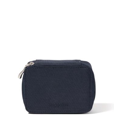 Baggallini Travel Pill Case - Lightweight 3x4 Inch Pill Organizer One Size French Navy